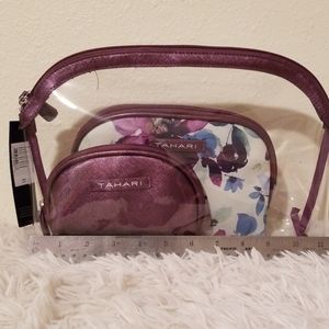 Tahari travel make up bag